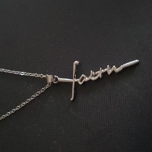 New "FAITH"  necklace